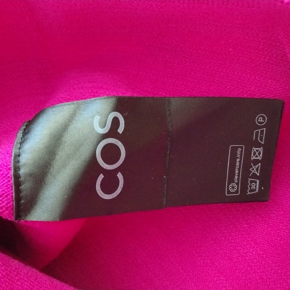 NWOT COS textured bandeau top. Purple. Size L. - Picture 8 of 10